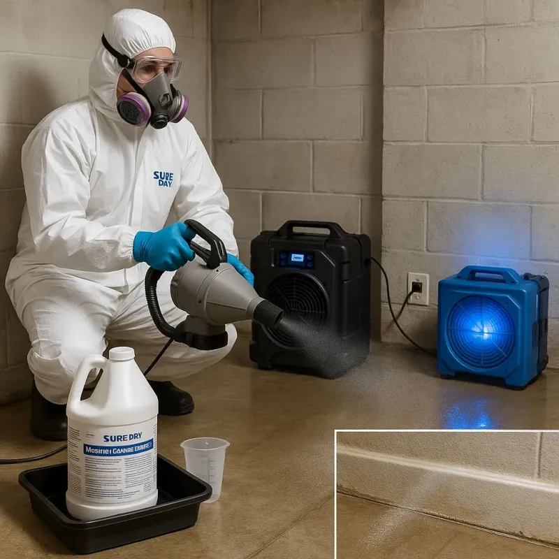 Sanitization and Odor Removal process in Newfane, VT